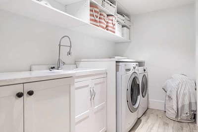 Laundry area home renovation contractors in Langley, BC