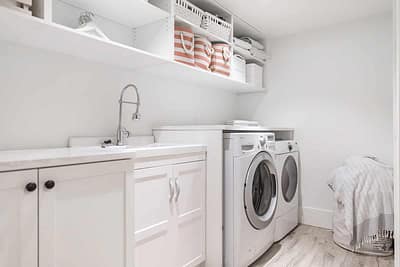 Laundry area home renovation contractors in Langley, BC