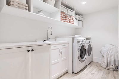 Laundry area home renovation contractors in Langley, BC