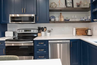 blue Kitchen renovation contractors in Langley, BC