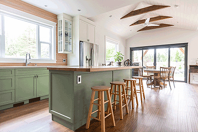 Custom kitchen by kitchen renovation contractors in Langley, BC