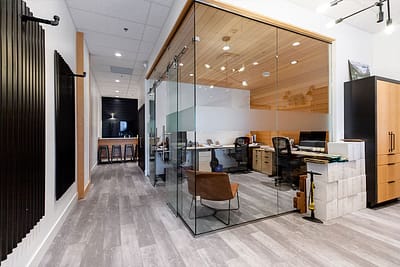 Custom office tenant improvement contractors in Langley, BC
