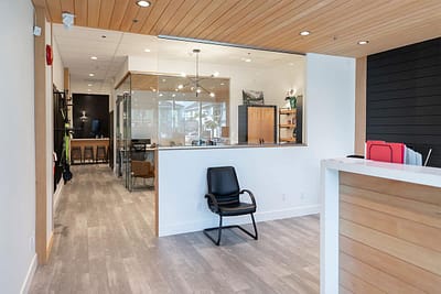 Custom office tenant improvement contractors in Langley, BC