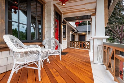 Front porch multigenerational home design in Langley, BC