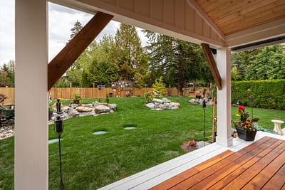 Backyard home renovation contractors in Langley, BC