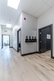 Beltone Hearing Centre hallway, made by Commercial renovations contractor in Langley