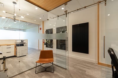 PetKind office area made by Commercial renovations contractor in Langley