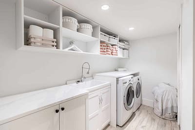 Custom Laundry area home renovation contractors in Langley, BC