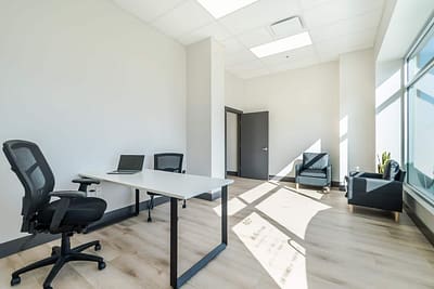 Beltone Hearing Centre reception, made by Commercial renovations contractor in Langley