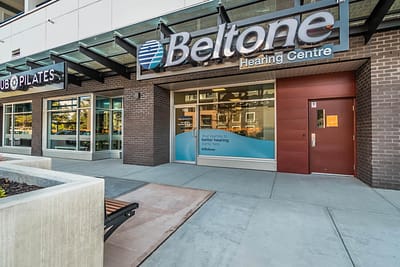Beltone Hearing Centre storefront, made by Commercial renovations contractor in Langley