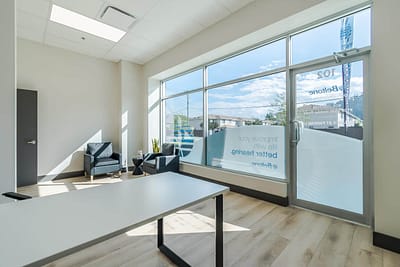 Beltone Hearing Centre storefront, made by Commercial renovations contractor in Langley