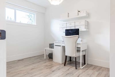 Custom office space home renovation contractors in Langley, BC